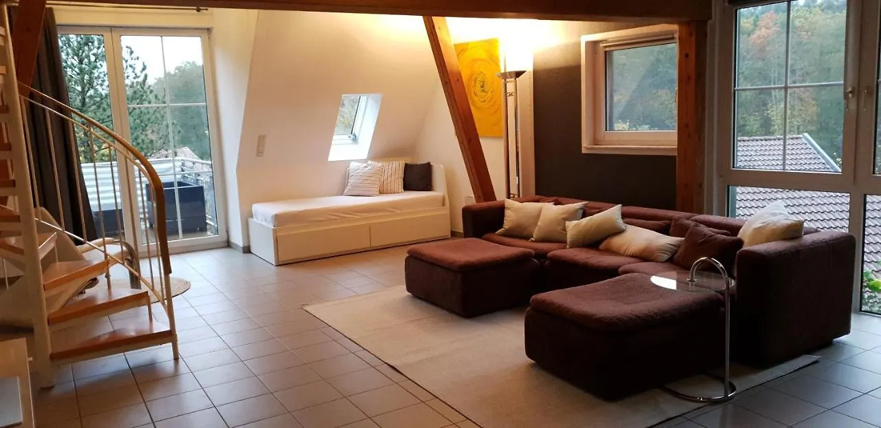 Eigenes Maisonettehaus In Idyllischer Lage Mit Balkon, Nahe Messe, 24H Self-Check In, Gratis Parken Schwabach 0*,